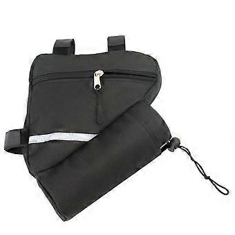 Mountain bike triangle bag, key, phone, wallet storage bag, triangle saddle fixed storage tool bag, upgraded triangle bag - one size fits all1243