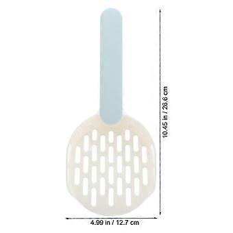 Cat Litter Scoop compatible with Pet Cleaning with Holder 1Set Blue Durable ABS