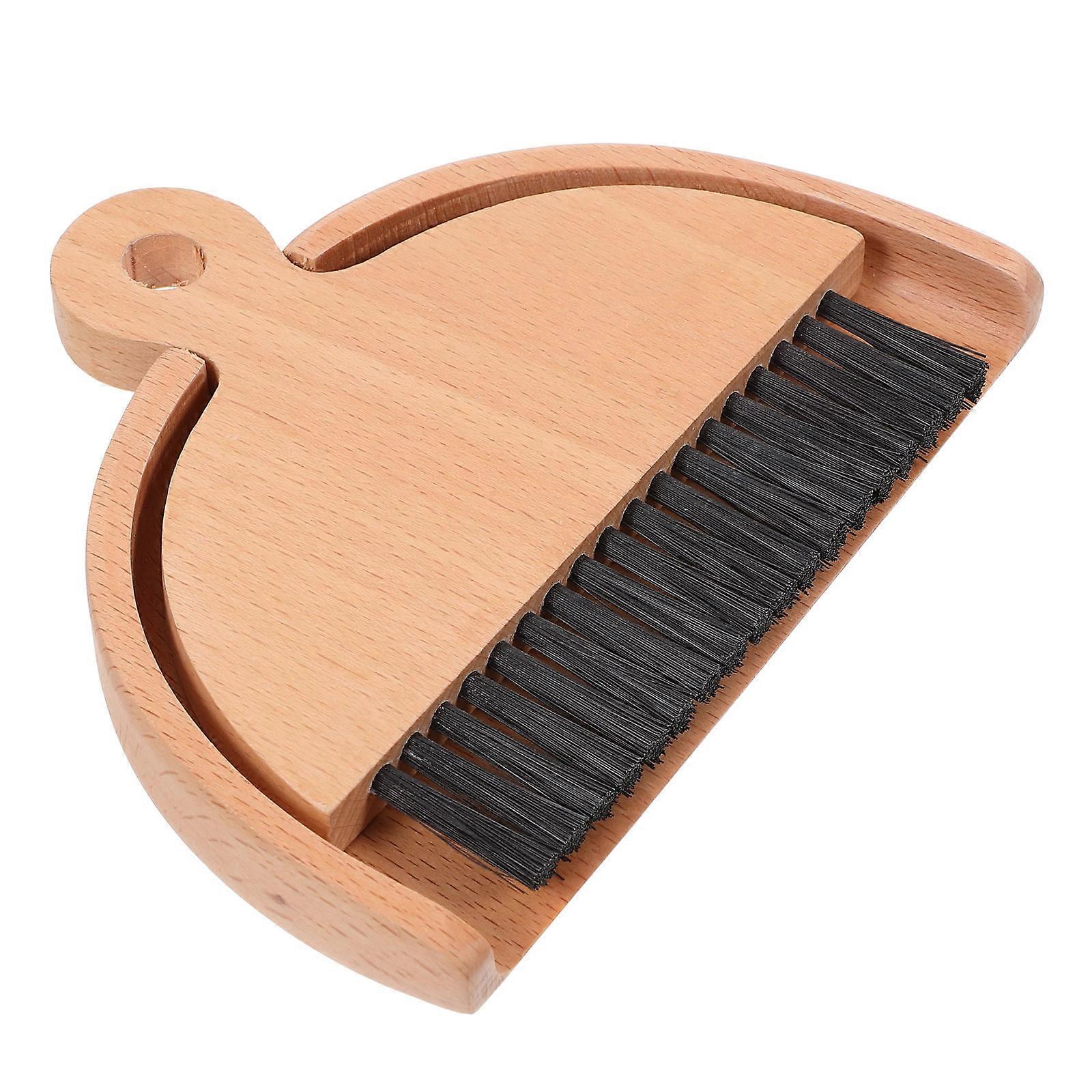 Mini Dustpan and Brush Set for Kitchen Use Includes 4Sets Wood Material