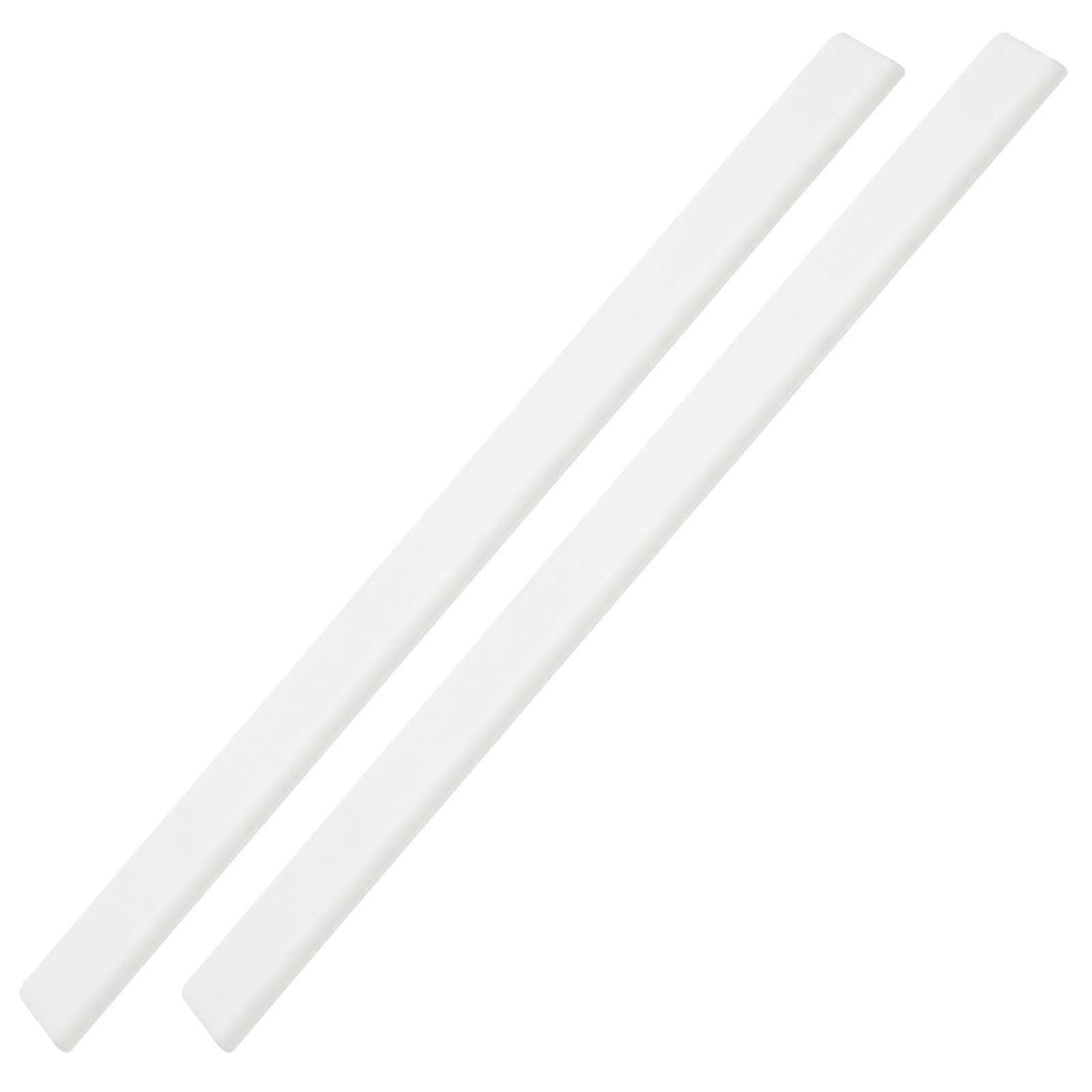 2pcs Replacement Squeegee Rubber Strip Squeegee Refill Strip Glass Squeegee Part