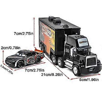 Cars 2025 Film McQueen King & Chick Hicks Mack Onkel Diecast Fahrzeug Spielzeugset