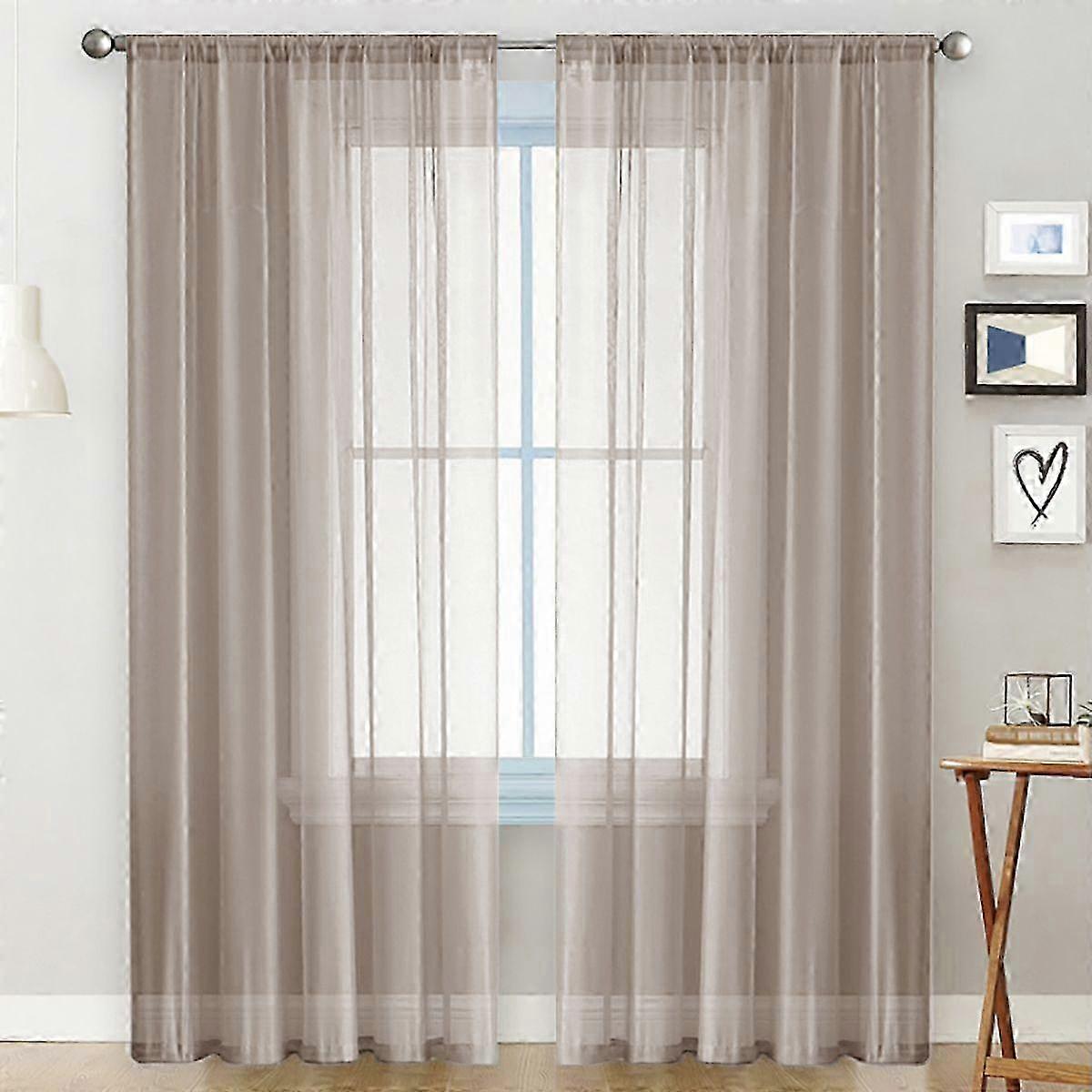 Wrinkle Resistant Sheer Voile Curtains