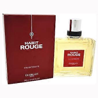 Guerlain Habit Rouge By Guerlain For Men - 6.8 Oz Edt Splash