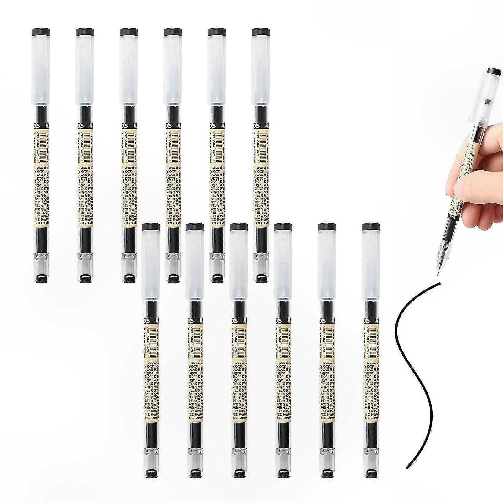 Fine-Point Gel Pens, Quick-Drying, Smooth Writing