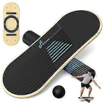 Balance Board, 7 modi wiebelplank indoor board skateboard surf balansboard met verstelbare stoppers