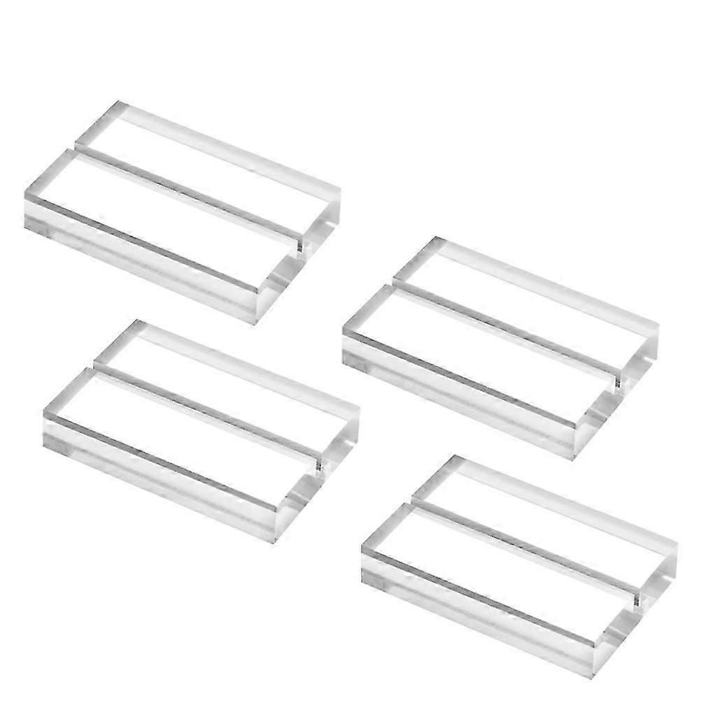 Slim Transparent Acrylic Card Stand