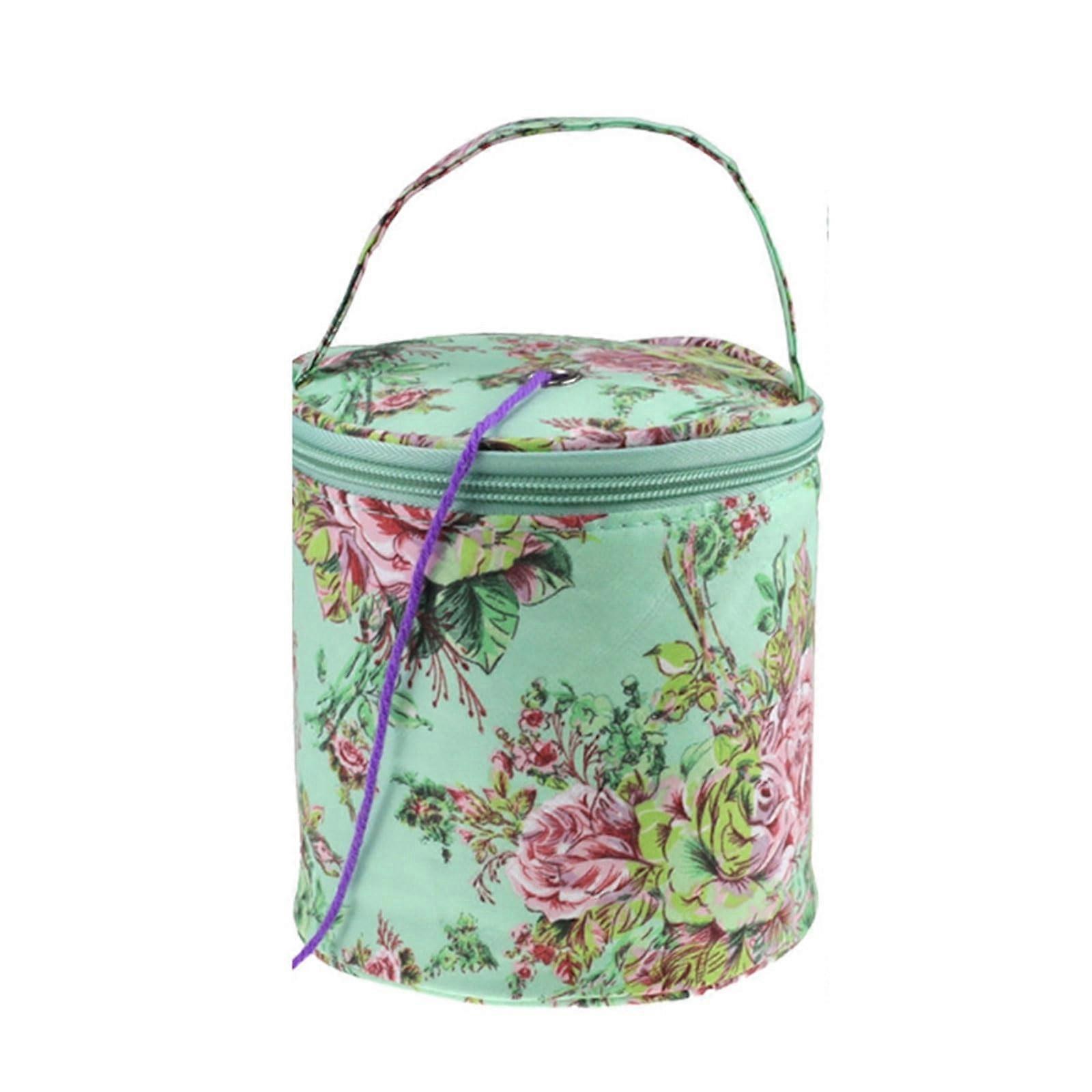 Polyester Cotton Yarn Storage Bag Portable Knitting Case