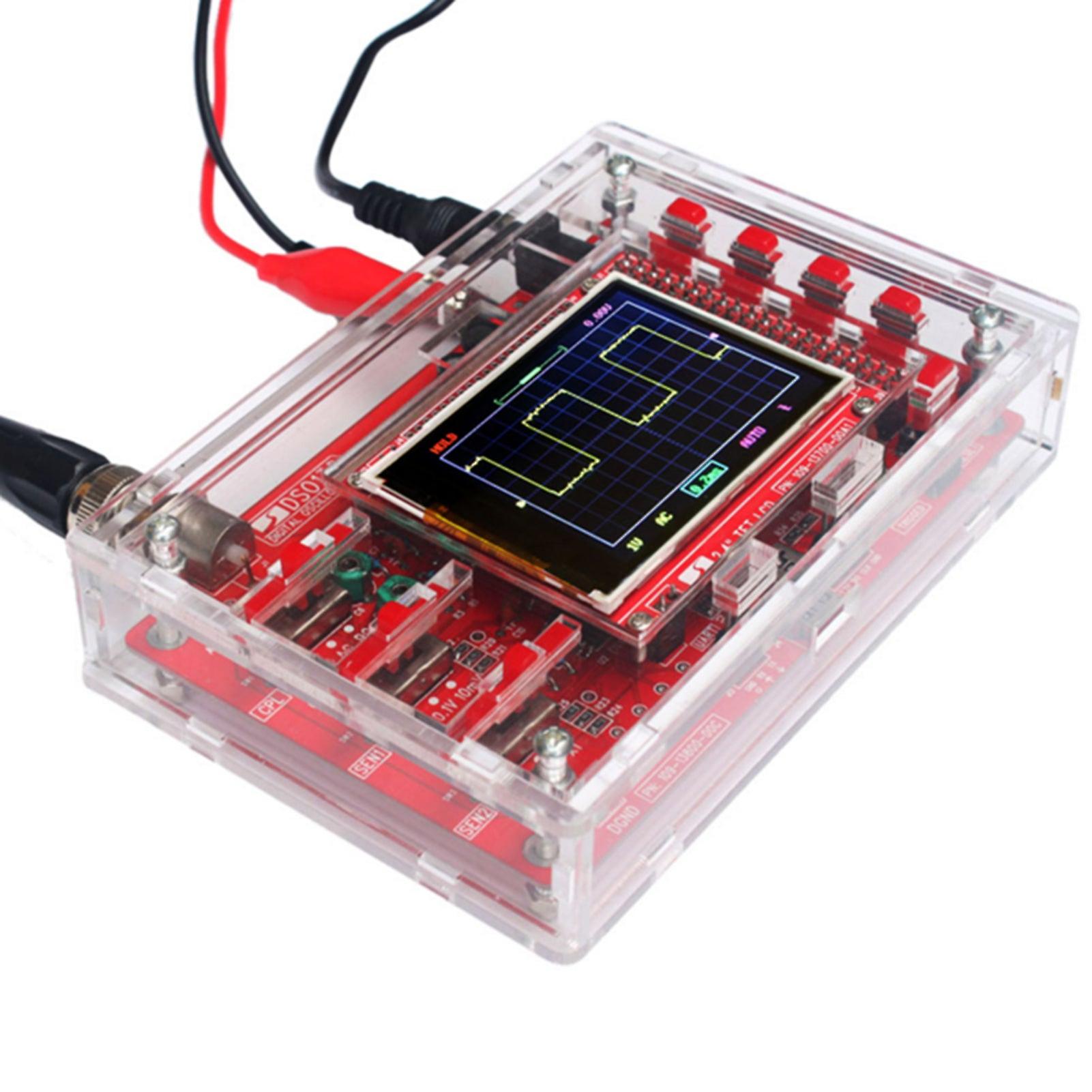 Oscilloscope Kit 2.4 Inch Tft Handheld Pocket-size Digital Oscilloscope With Protective Case And Probe Electronic Learning Set