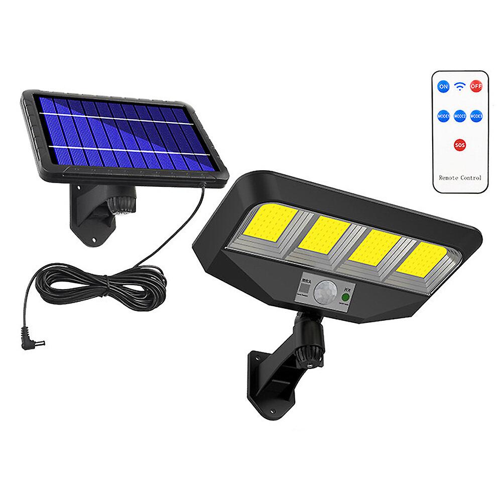 Solar Garden Light 138/160 Cob Motion Sensor Security Wall Lamp Waterproof Camping Light Lawn Courtyard Patio