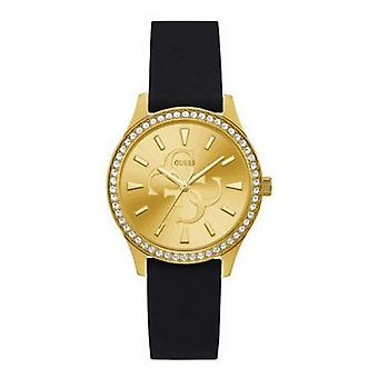Relógio Feminino Guess LADIES TREND GW0359L1 - Pulseira de Silicone Preto