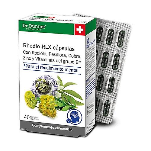 Rhodio rlx pw rhodiola energy and vitality 40 capsules