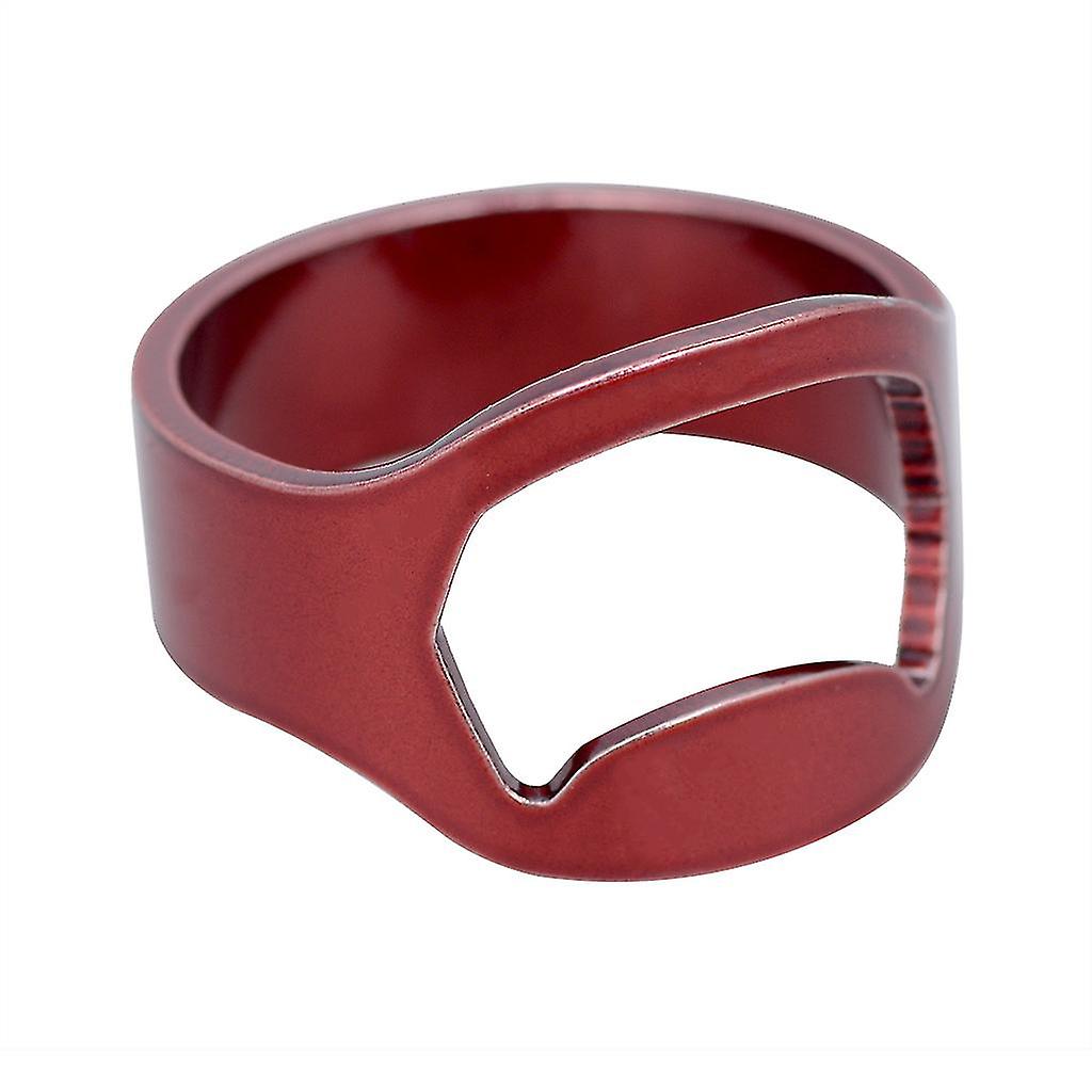1pc Multi-function Portable Stainless Steel Ring Opener Open Beer Bottle Colorful Ring-shape Beer Kitchen Gadgets Bar Tool