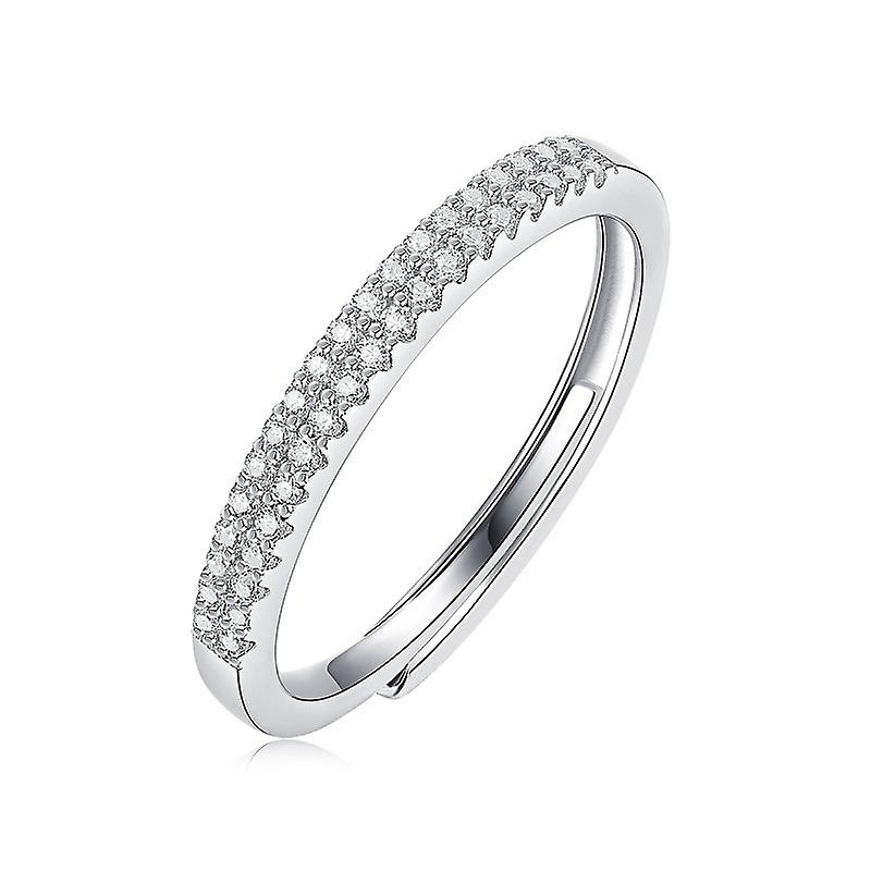 S925モアッサナイトレディースシルバーリング