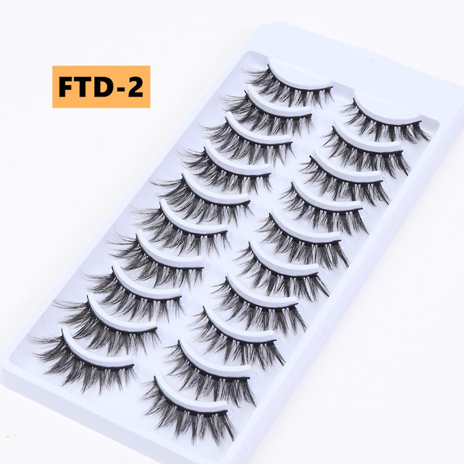 10 par återanvändbara lösögonfransar Com