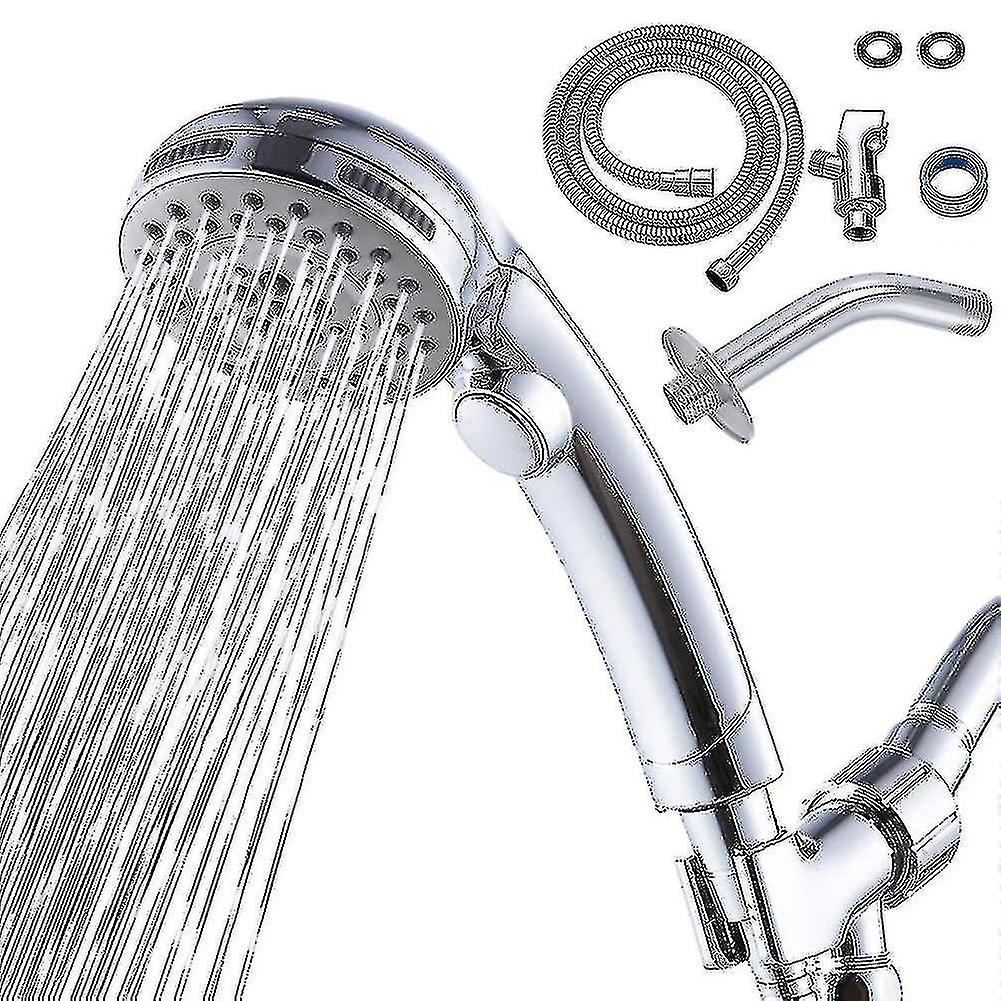 Shower Head Sprayer Bath High Pressure Handheld Adjustable For Home Bathroom