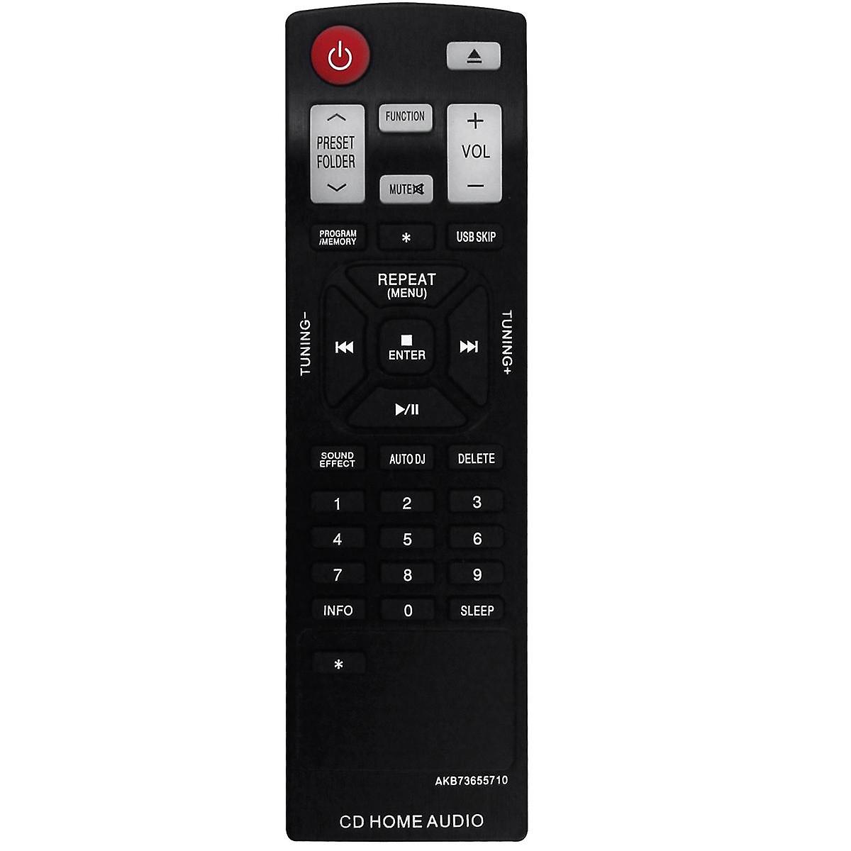 Replace AKB73655710 Remote for LG Hi-Fi System CM4630 CMS4630F CM4530 CMS4530F CMS4530W CM4430 CMS4