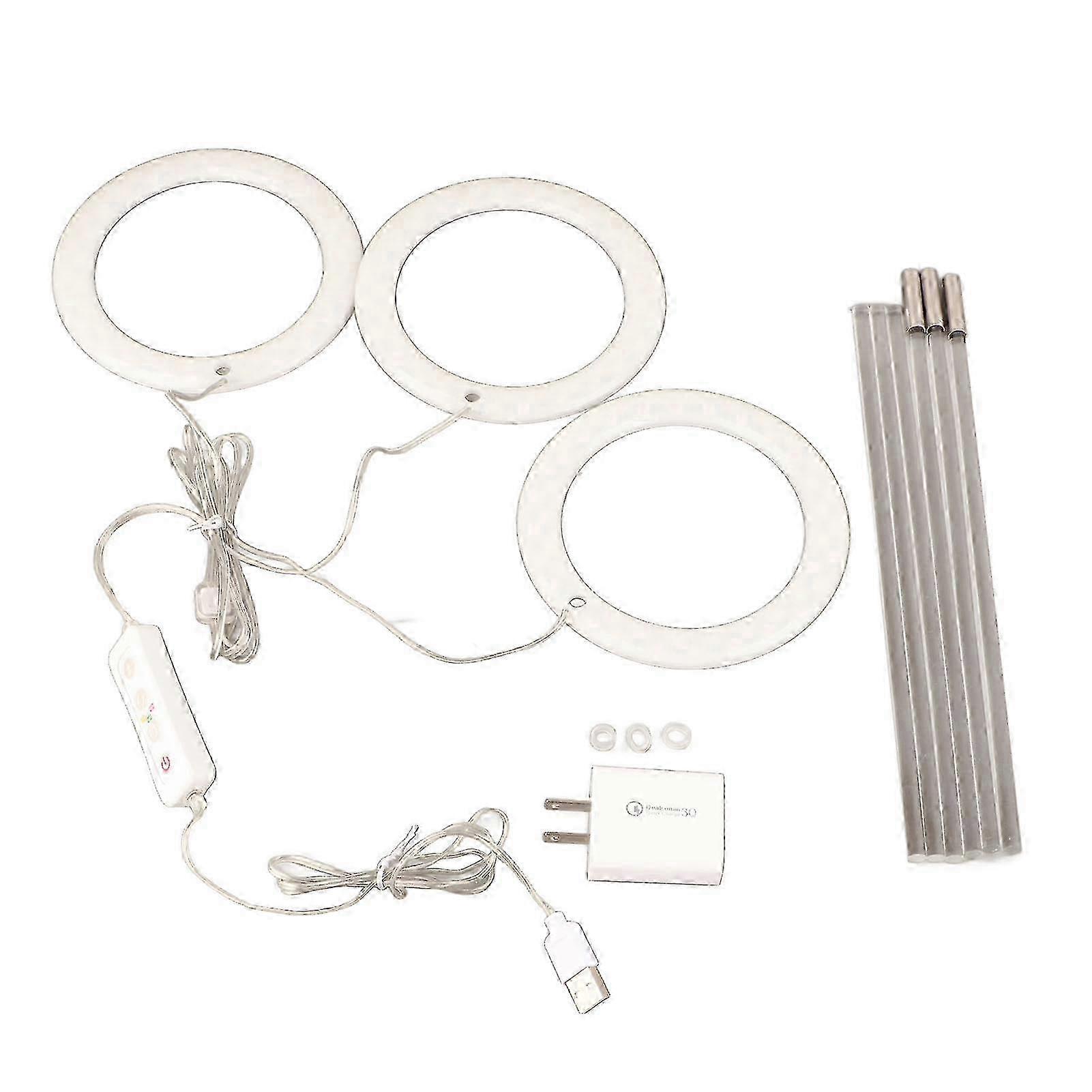 Adjustable Full-Spectrum LED Grow Light with Timer