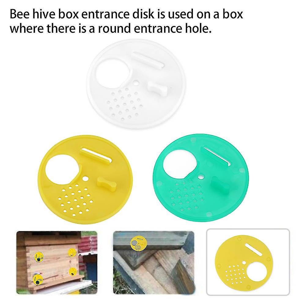 12pcs Plastic Round Beehive Door Vent Beehive Beekeeping Tools