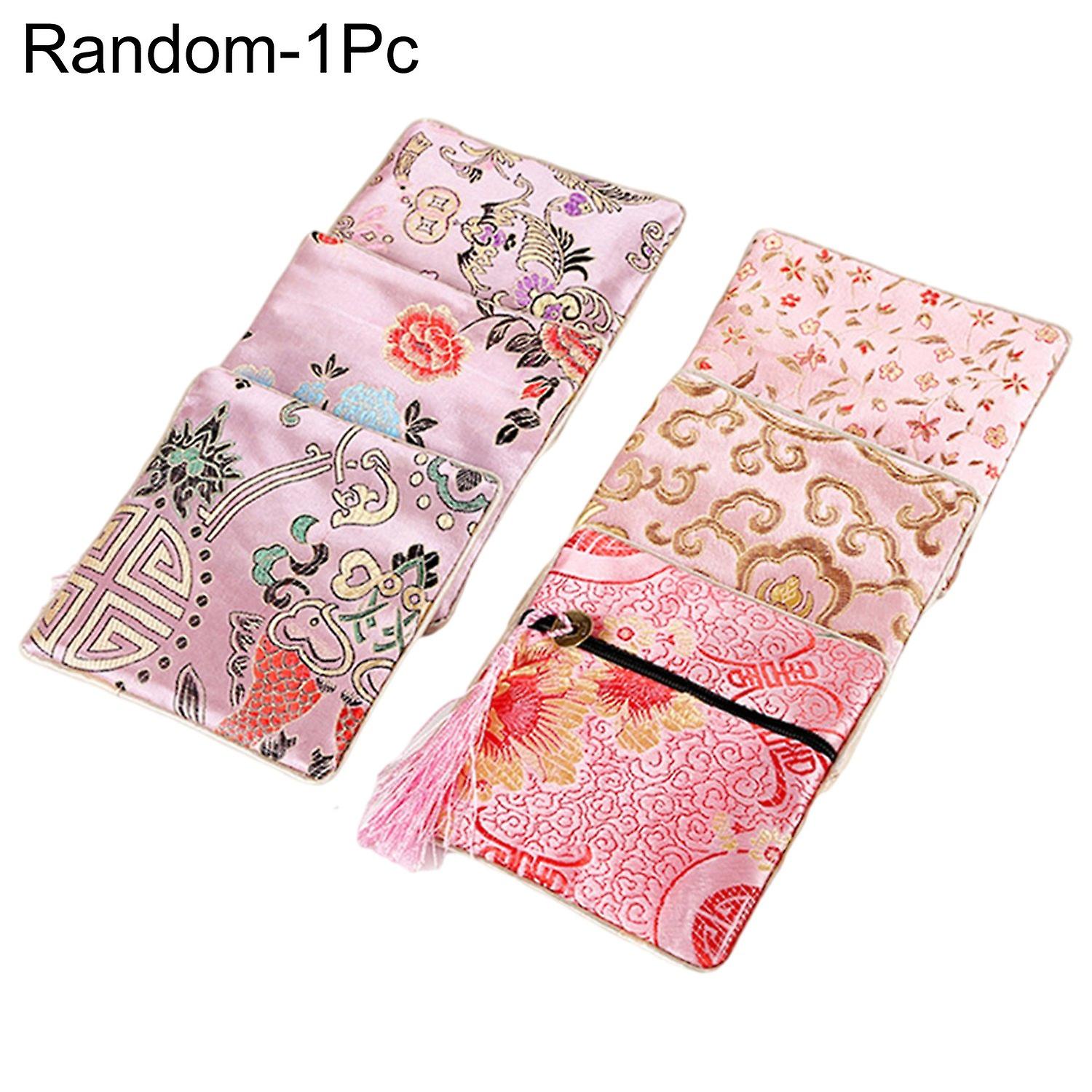 Storage Bag Super Soft Wear Resistant Fabric All-Purpose Coin Jewelry Storage Pouch for Home