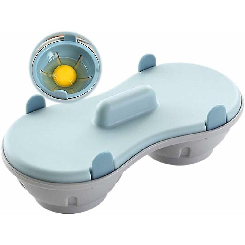 Microwave Egg Cooker - Egg Cooker - Kitchen Utensils - Steamer (Blue)