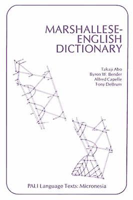 Marshalleseenglish Dictionary by Takaji Abo Paperback Book