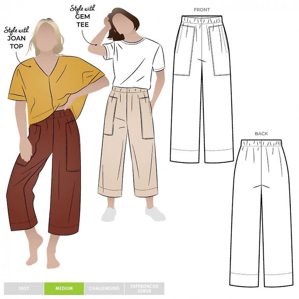 Style Arc Paper Sewing Pattern Darby Pants