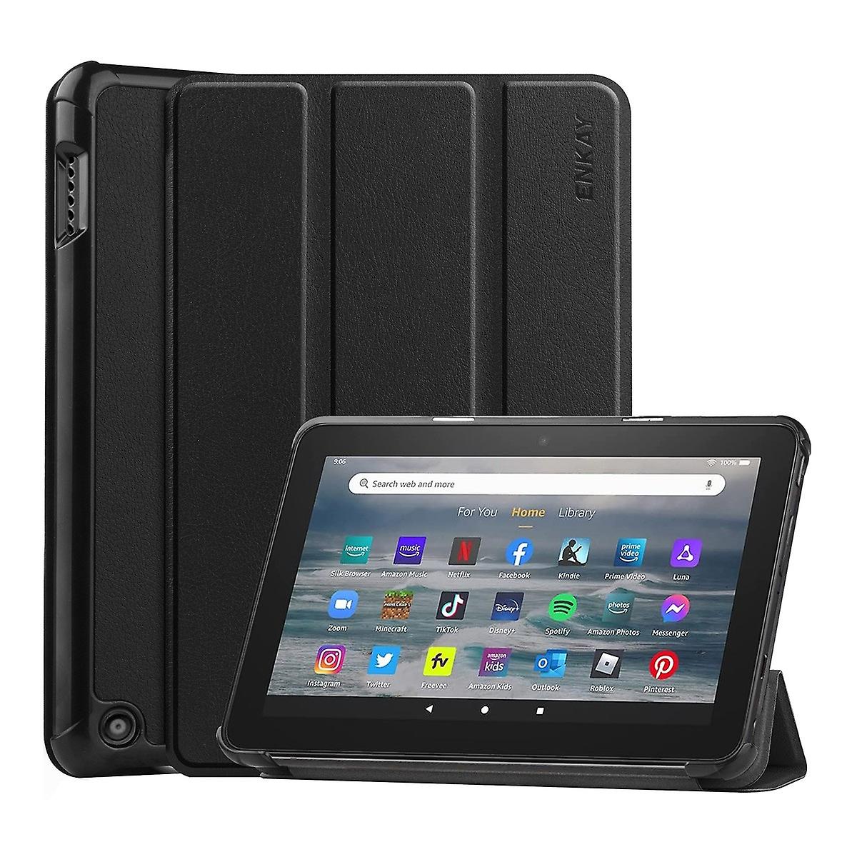 Smart Leather Tablet Case For Amazon Fire 7 12th 2022