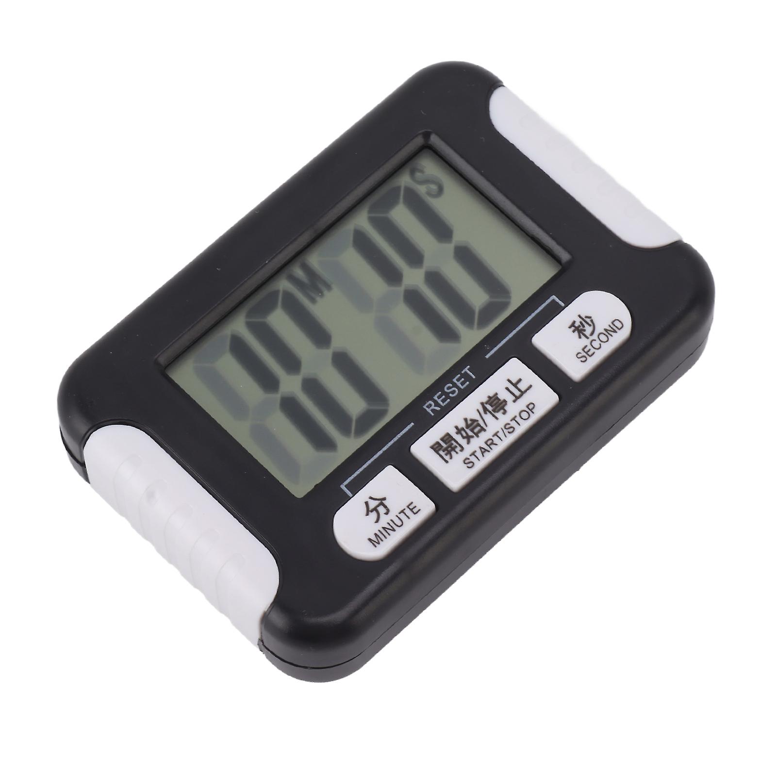Versatile Digital Timer: Portable, Multifunctional, and Easy-to-Operate Kitchen Countdown Timer with Alarm Function(Black)