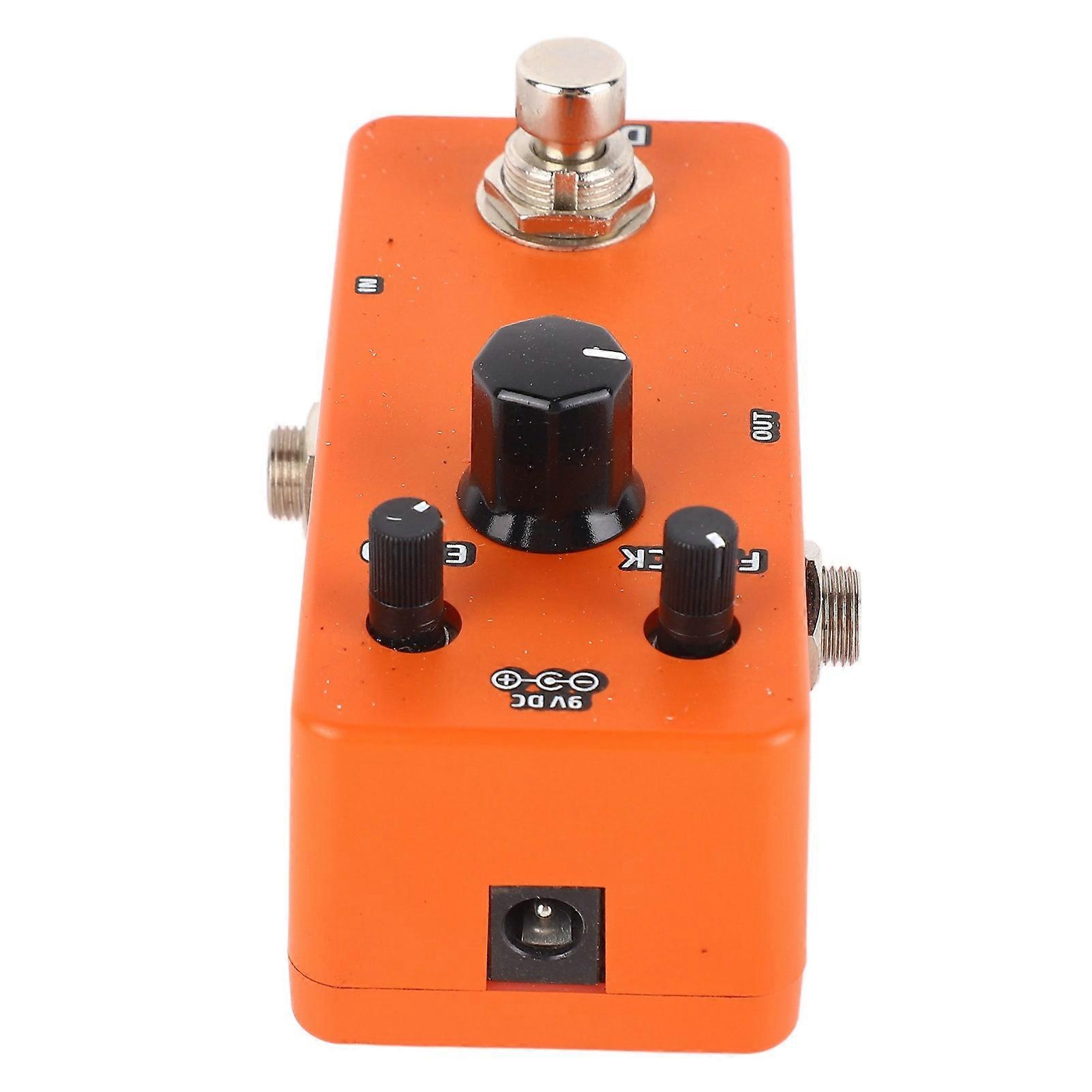 Electric Guitar Effects Pedal Single Block Mini Modulation Amplifier Simulation Pedal Orange Delay