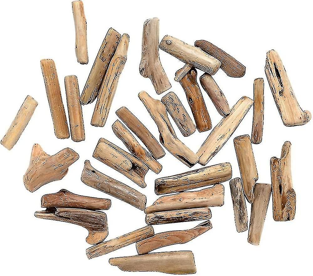 50 pcs/pack bois flotté en bois multiples formes pour l’artisanat fait à la main-hao