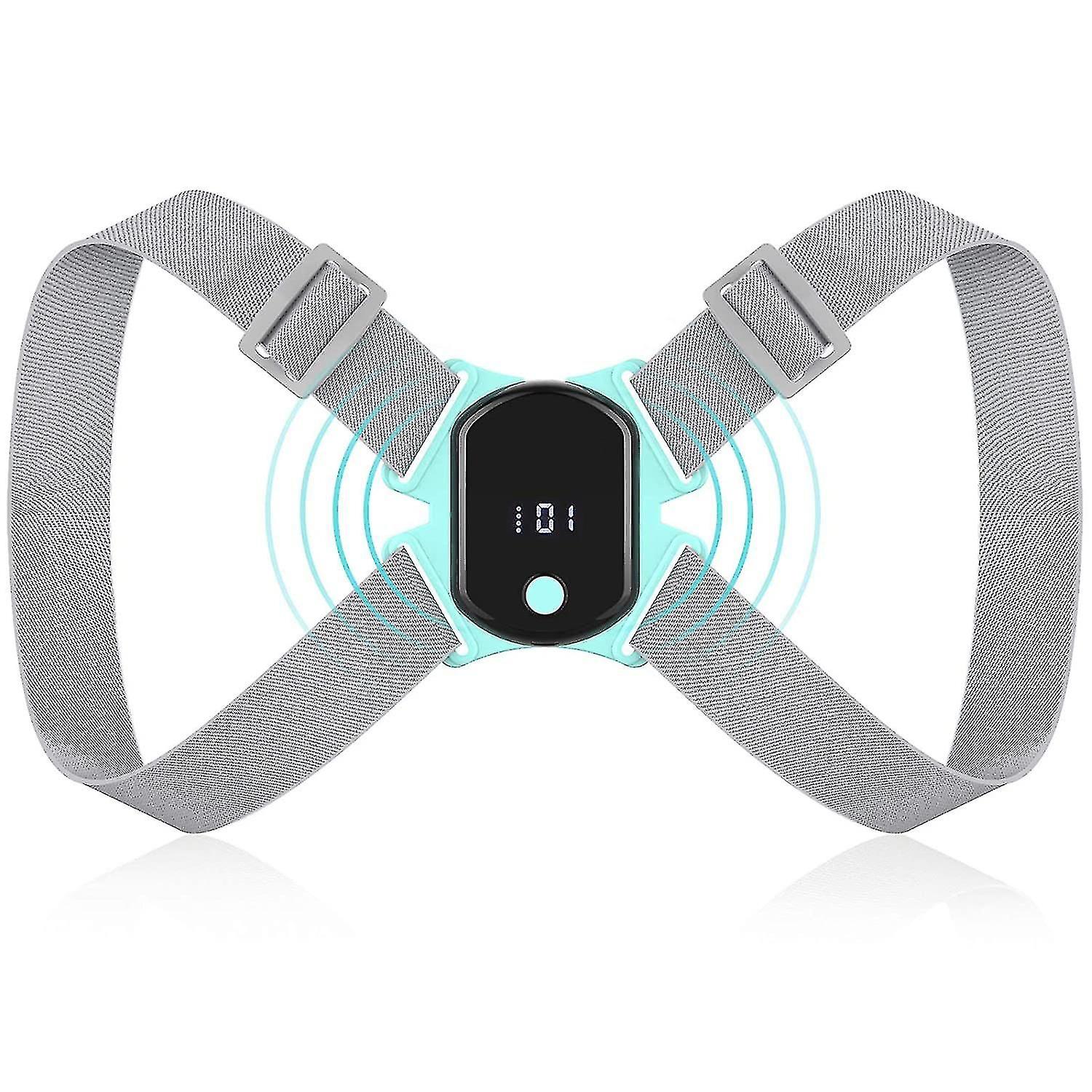 Posture corrector for men and women, posture trainer with smart sensor vibration reminder (universal