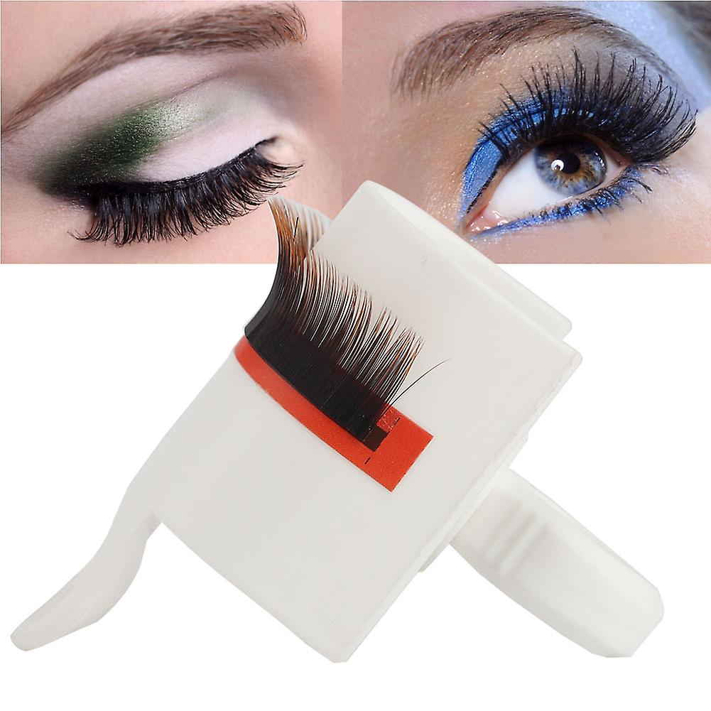 False Eyelash Grafting Extension Glue Ring Cup U-Shaped Pallet Eyelash Holder Makeup Tool 01#