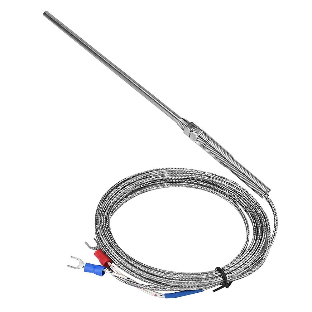 M8 Thread Type K Thermocouple 150mm Probe Temperature Sensor Wire 0-400℃ (3 m)