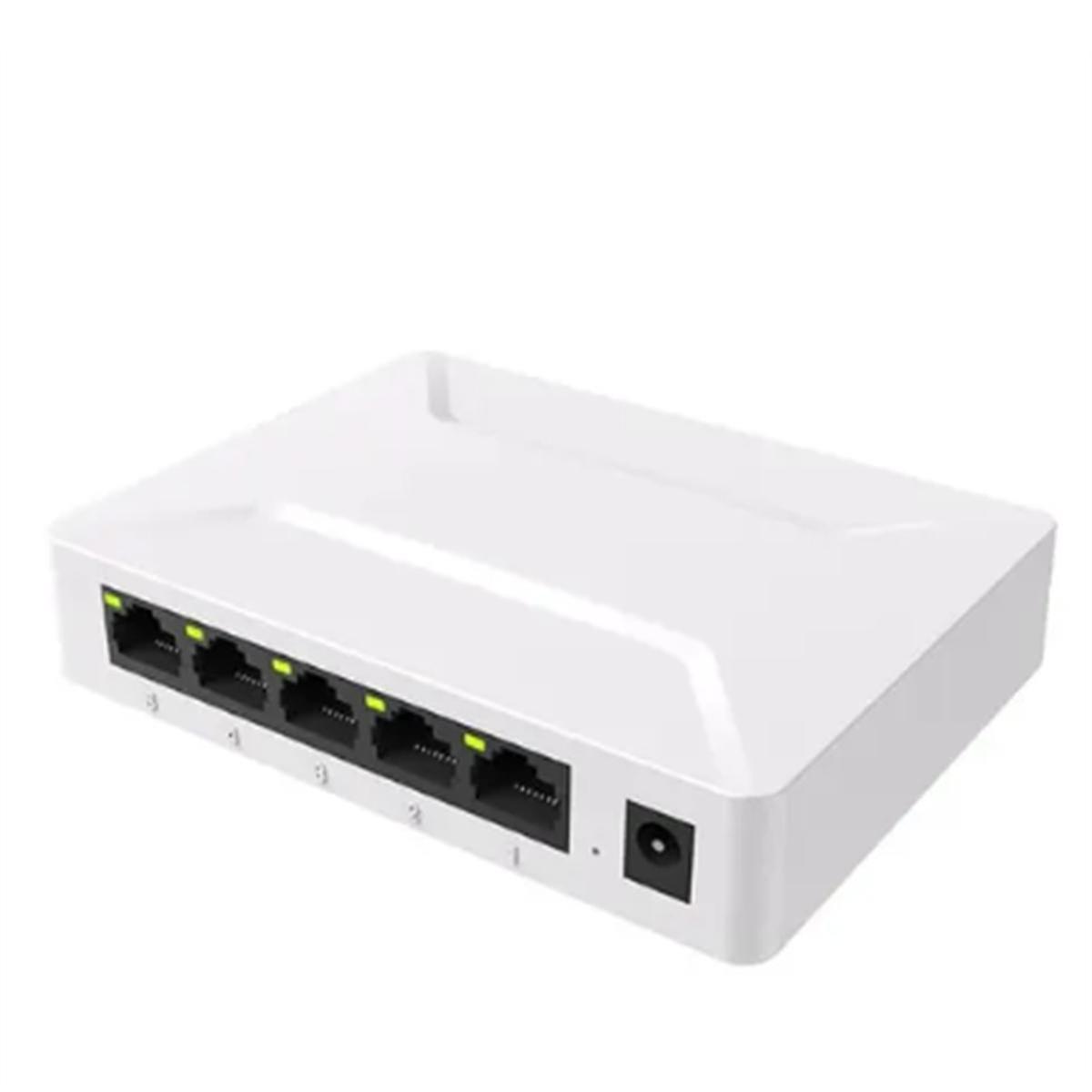 Network Switch 5 Port 100/1000Mbps Gigabit Network Ethernet Switch Adapter Fast RJ45 Ethernet Switc