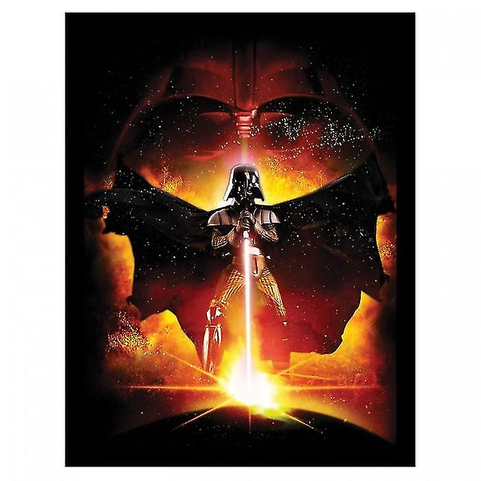 Star Wars Episode III Lightsaber Darth Vader Framed Poster