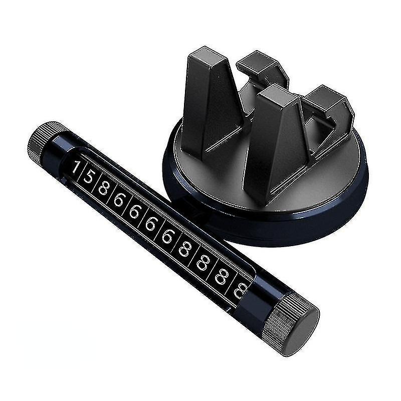 Car Rotatable Mobile Phone Holder Hidden Moving Number Plate