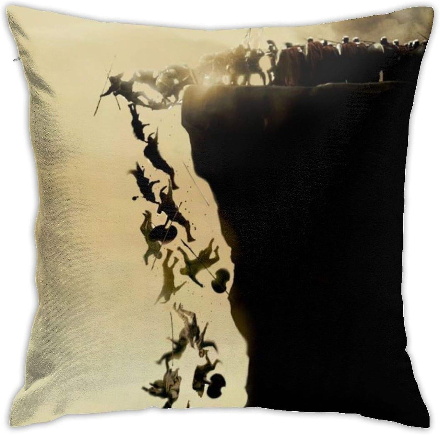 映画300スパルタ戦士スロー枕カバーリビングルームソファソファベッドソフト枕カバー45CM * 45CM AA-3845のための装飾的な綿ピロアシス