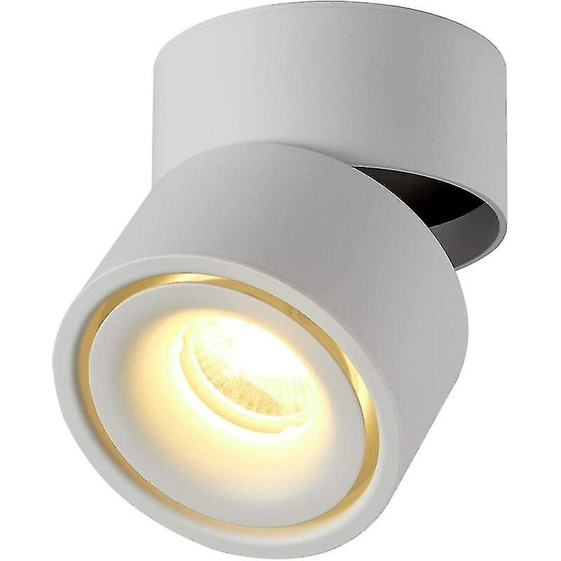 Indoor 12w Led Floodlight, 360 Adjustable Ceiling  Rotating And Surface