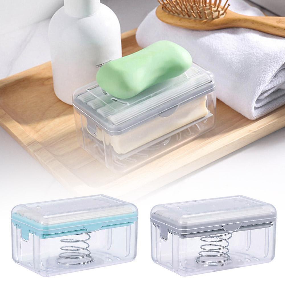 Soap Bubble Box Multi-function Storage Rack Washing Sponge Manual Press Liquid