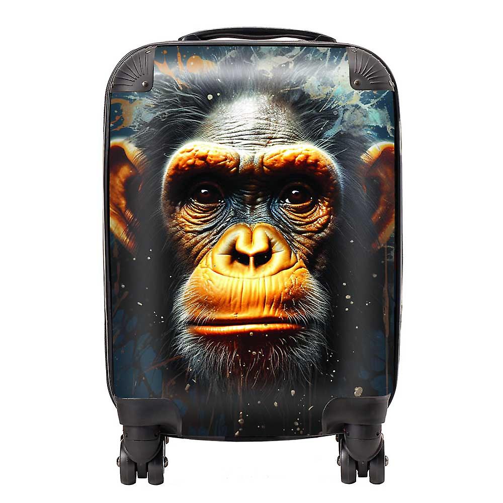 Splashart Realistic Monkey Face Suitcase
