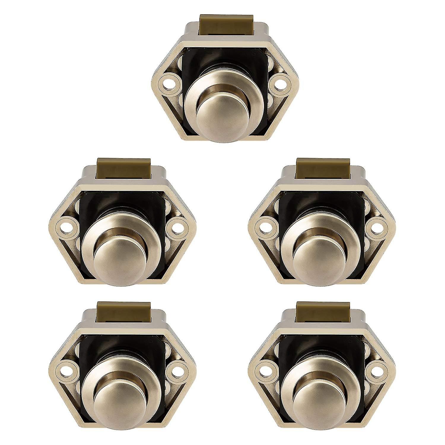 Guvit Hardware RV RV Accessories Plastic Button Lock RV Drawer Lock RV Handle Lock Boat RV Lock