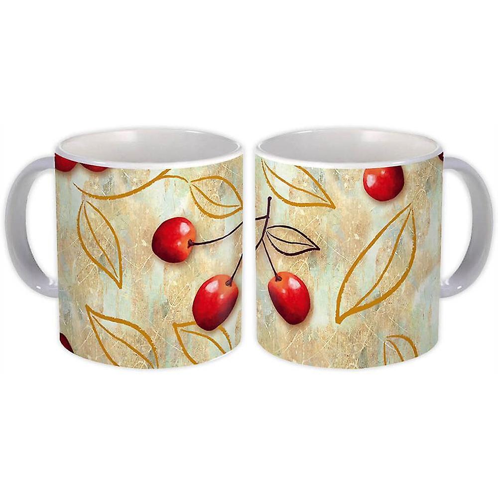 Geschenkbecher: Kirschen Früchte