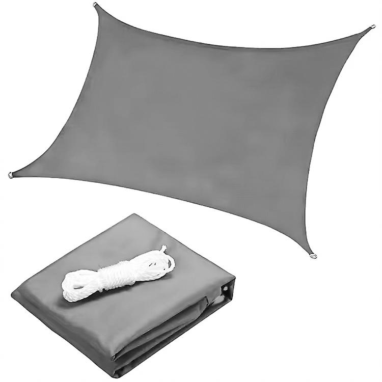 Square Shade Sail Waterproof Canopy 5x5m ModernHome - Grey