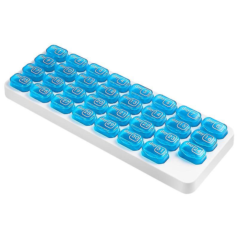 1pcs 31 Compartments Pill Case