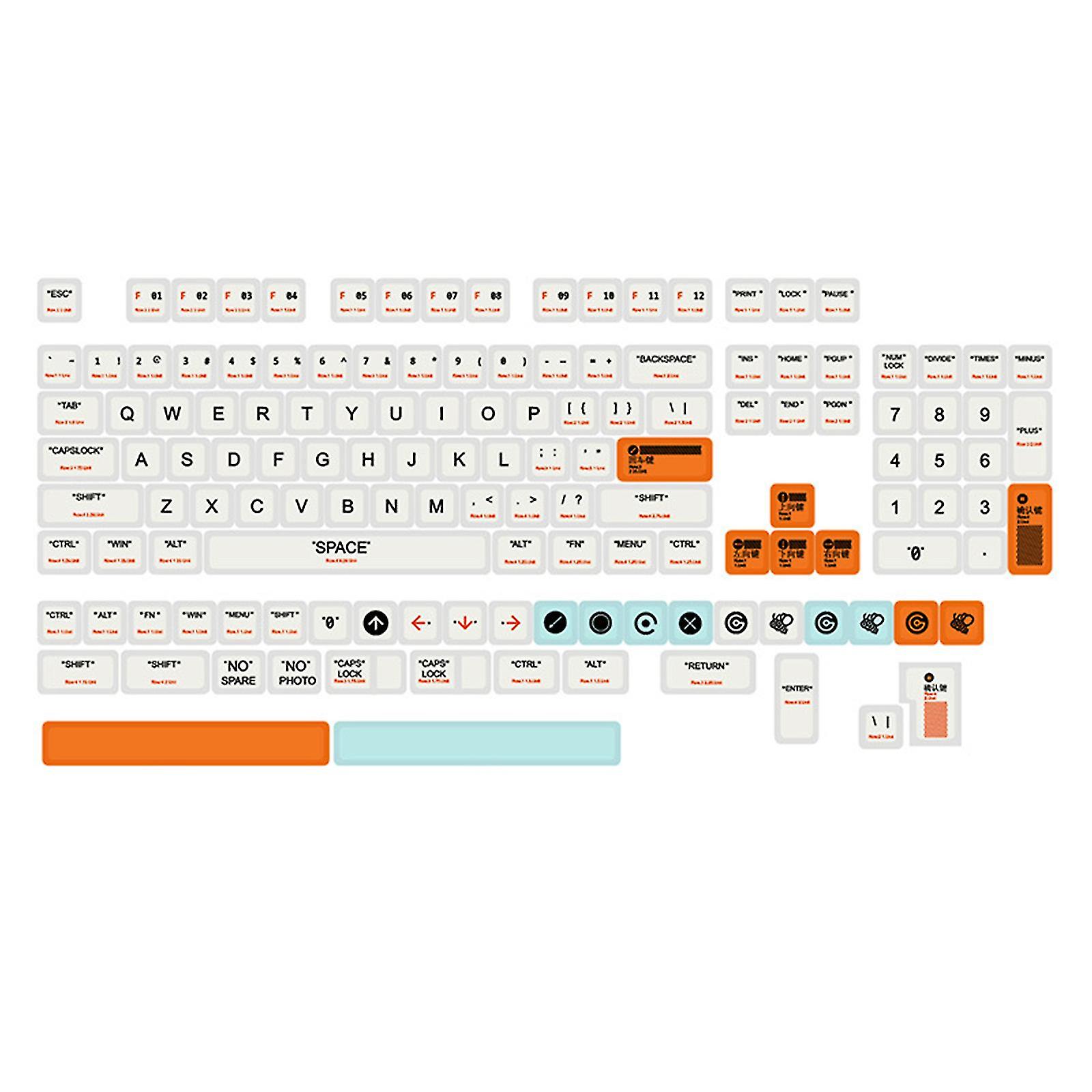 Xda Profile Pbt Keycaps Cute Sublimation For Mx Switches Mechanical Keyboard