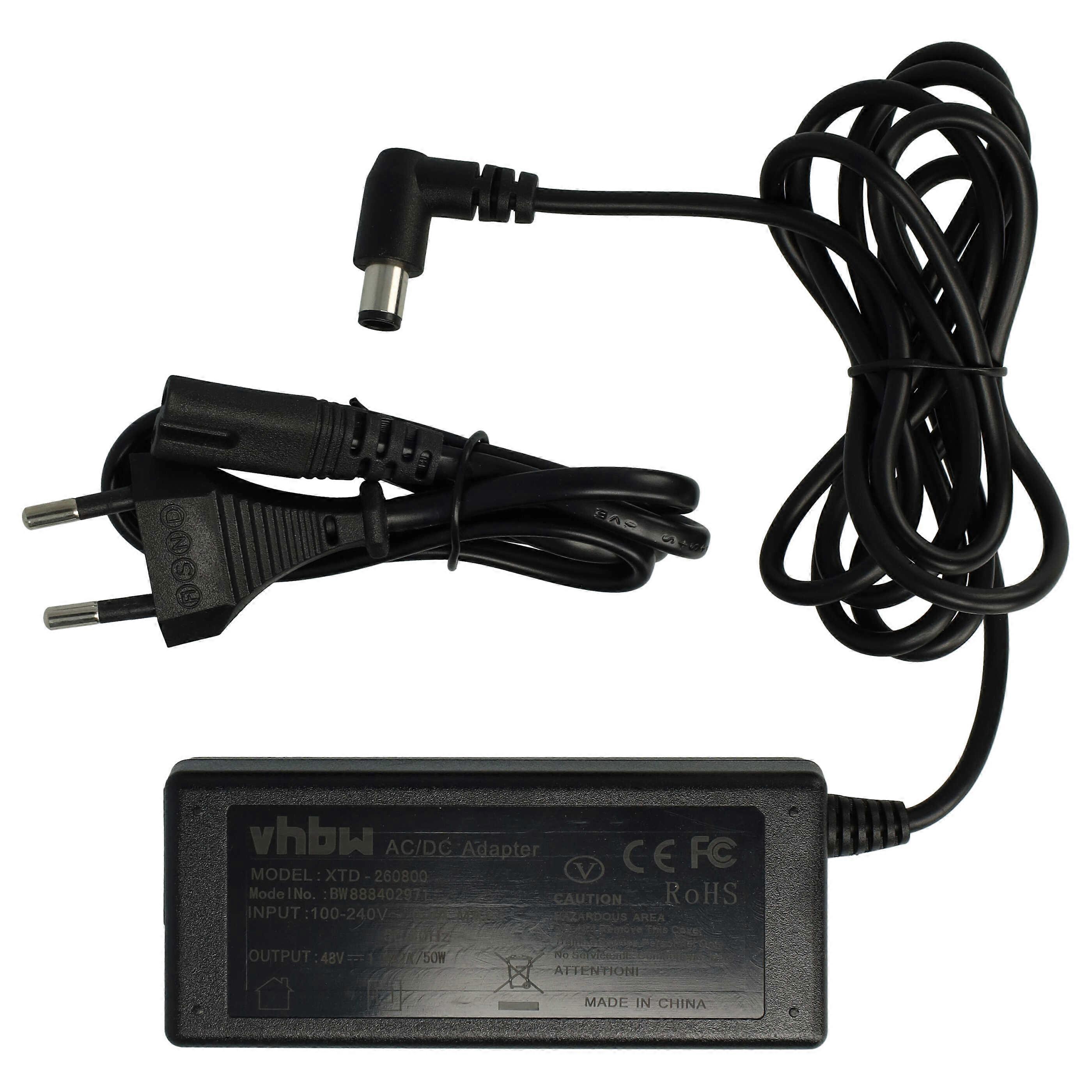 vhbw Netzteil kompatibel mit Cisco Power Cube 4, CP-DX650-K9, CP-PWR-CUBE-4, CP-DX650 UC Festnetz-Telefon, Haustelefon - 13,5 cm