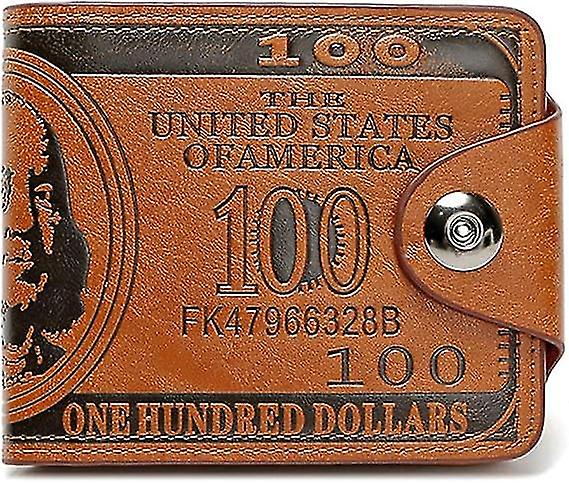 وصول جديد للرجال 100 دولار أمريكي فاتورة المال Billfold محفظة آمنة محفظة مع مشبك مغناطيسي.