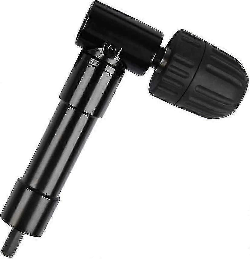 Self-tightening 90 Right Angle Chuck, Quick Release Drill Elbow Chuck Bit Screwdriver Angle Head Chuck Bit Adapter Right Angle Drill Bit