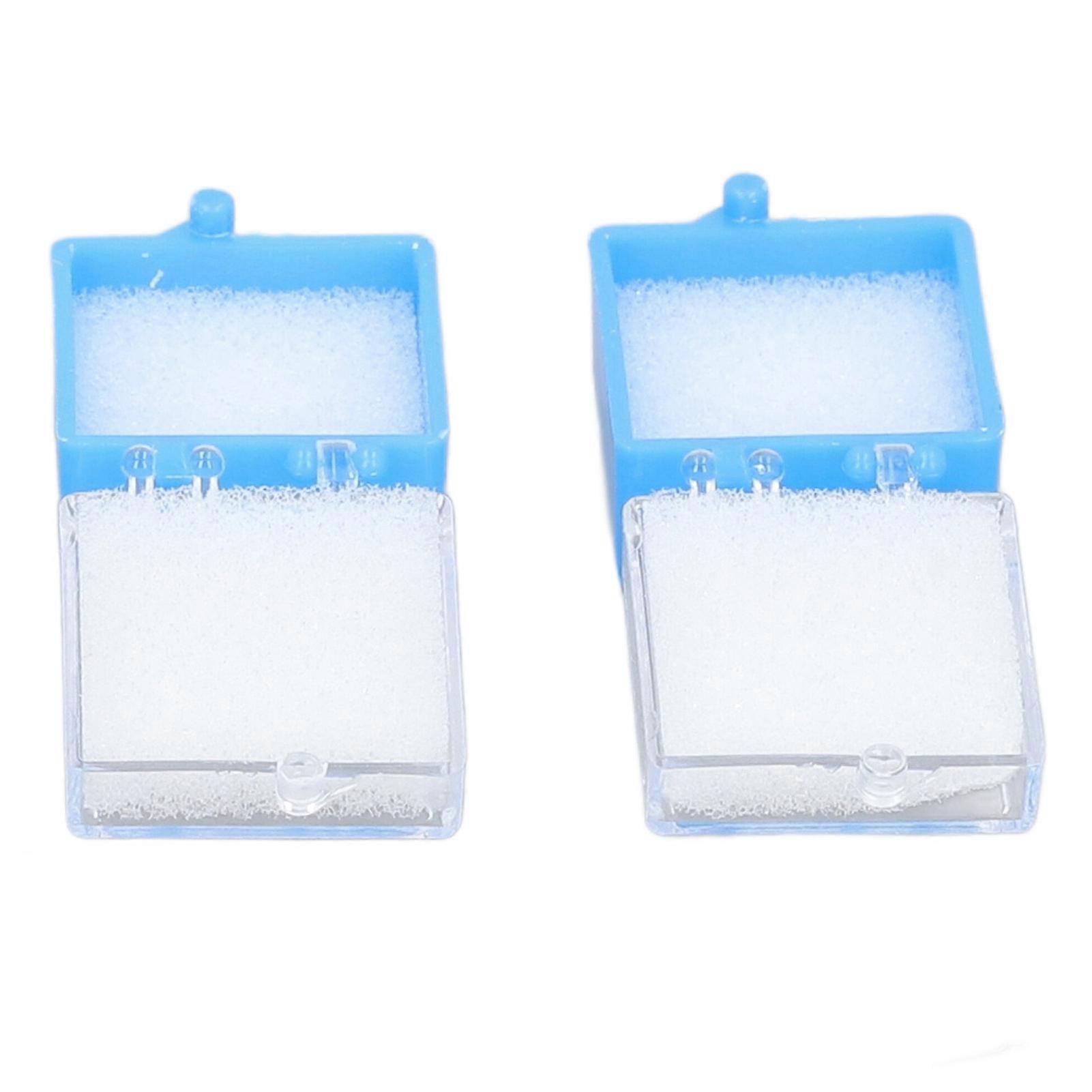 20pcs קופסאות כתר שיניים עם קופסאות גשר דנטלי פלסטיק מוקצף מארז אחסון פורניר כתר תותבות למרפאת מעבדת שיניים