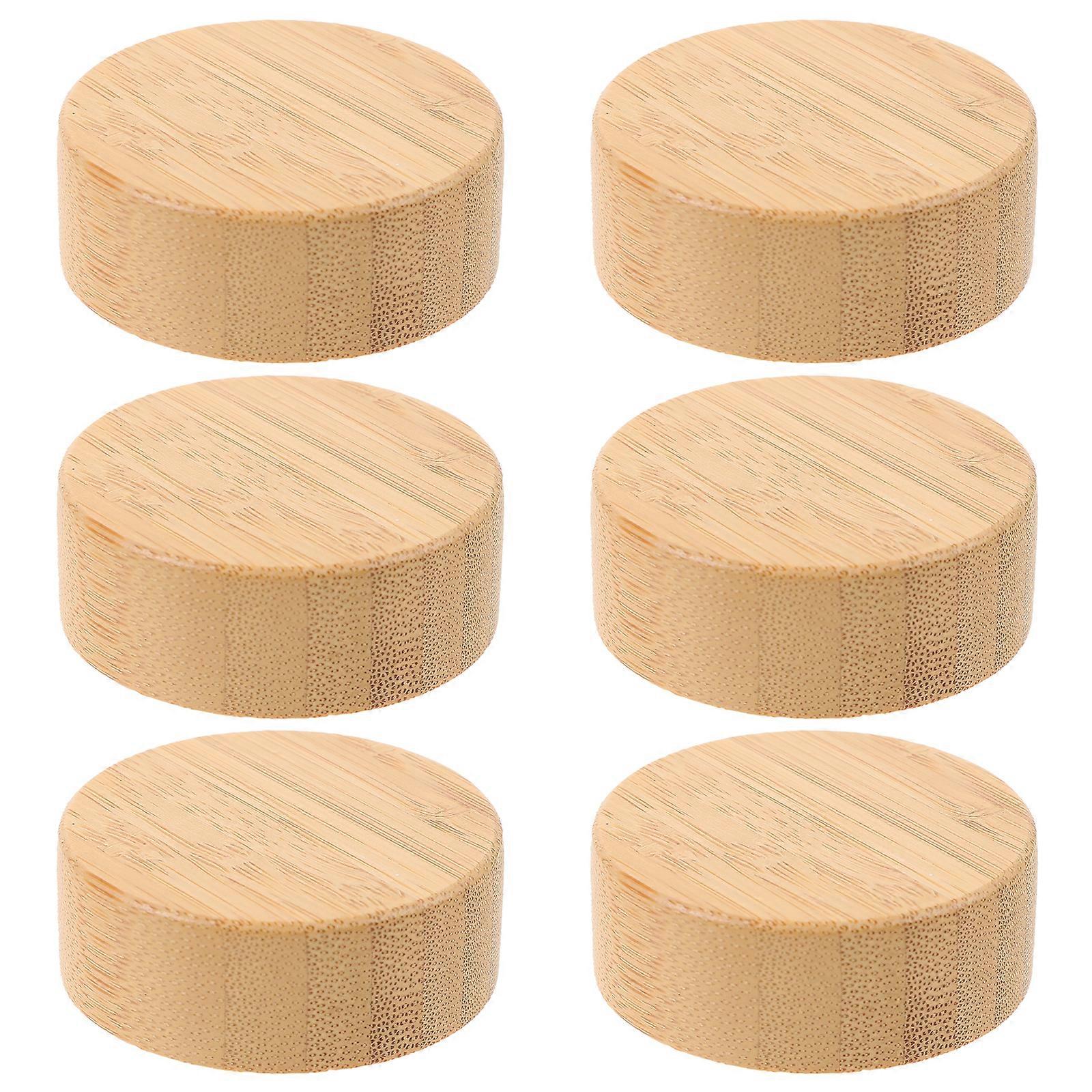 6Pcs Replacement Caps Reusable Replacement Lids Pepper Bottle Caps Bottle Lids for Daily Use